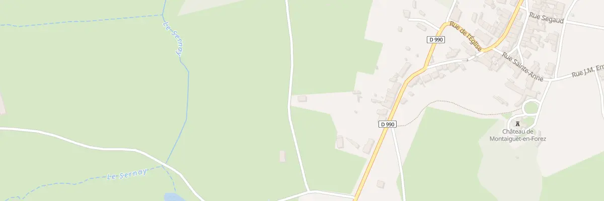 Plan du 5064A Le Bourg à Montaiguët-en-Forez