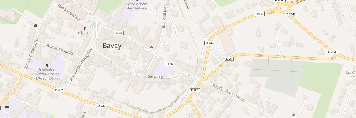 Plan du 51 Rue Pierre Mathieu à Bavay
