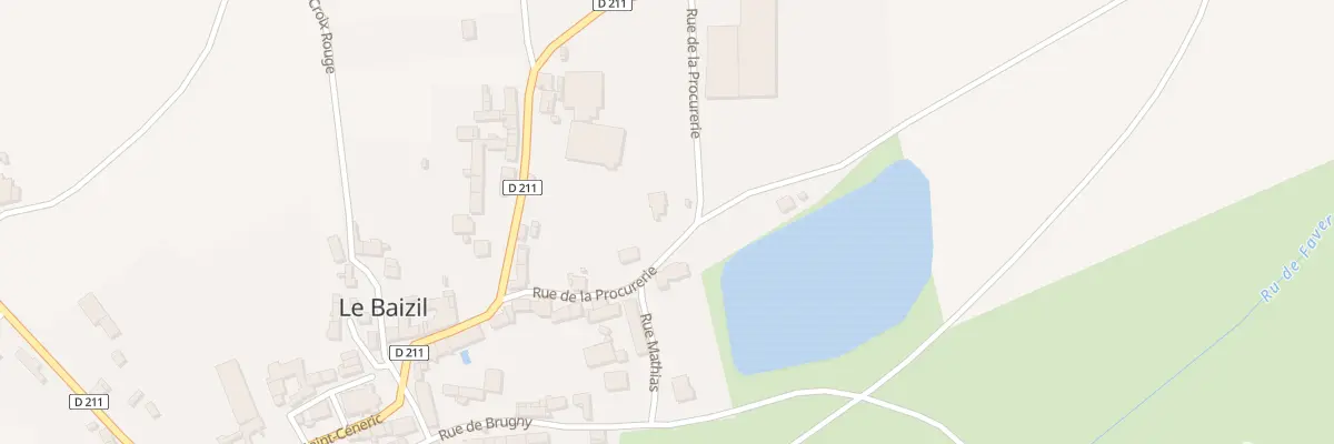 Plan du 12 Rue de la Procurerie au Baizil