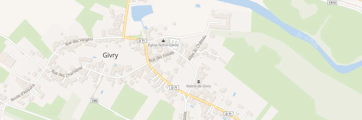 Plan du 4 Rue du Mal Perthuis à Givry