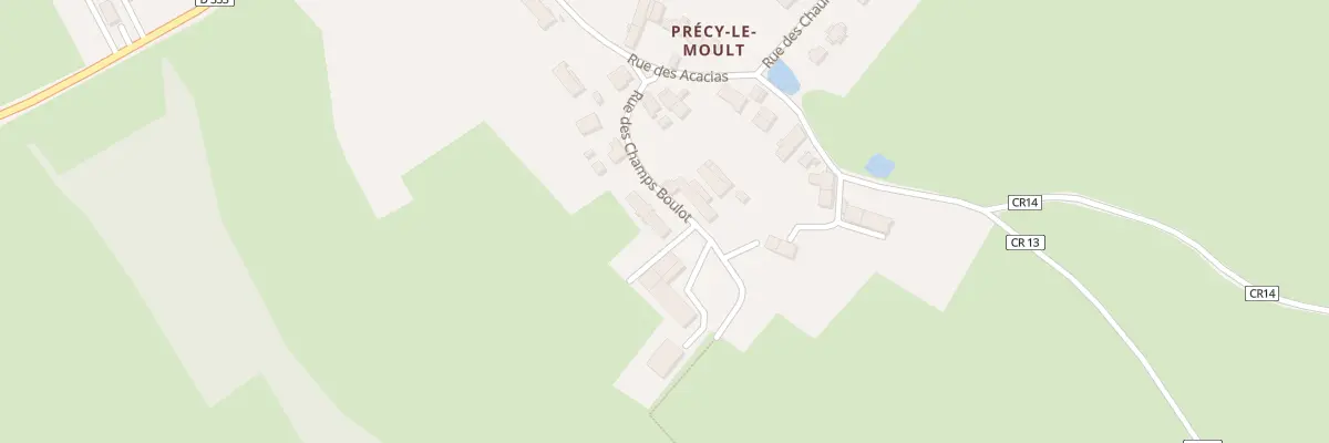 Plan du 8 Rue des Champs Boulot à Pierre-Perthuis