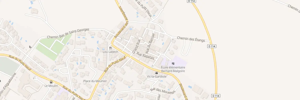 Plan du 5 Rue du Droit à Vic-la-Gardiole