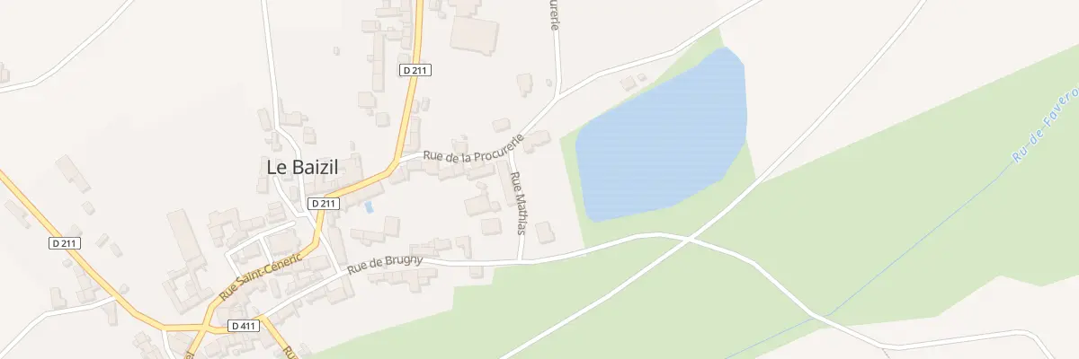 Plan du 1 Rue Mathias au Baizil