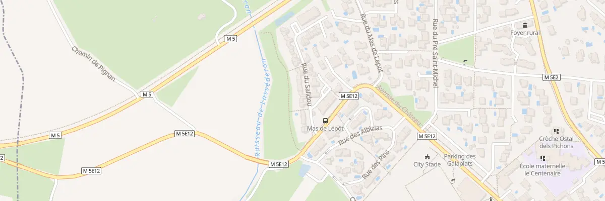 Plan du 11 Rue du Salidou à Lavérune