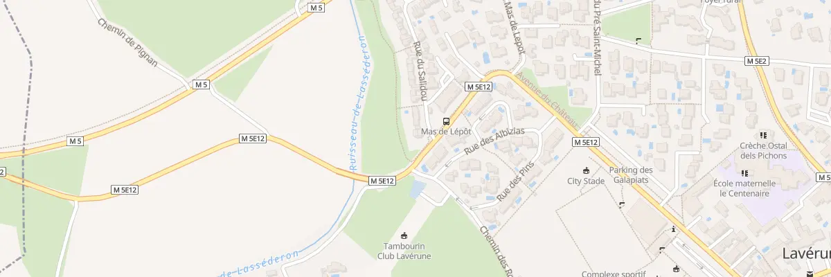 Plan du 3 Rue du Salidou à Lavérune