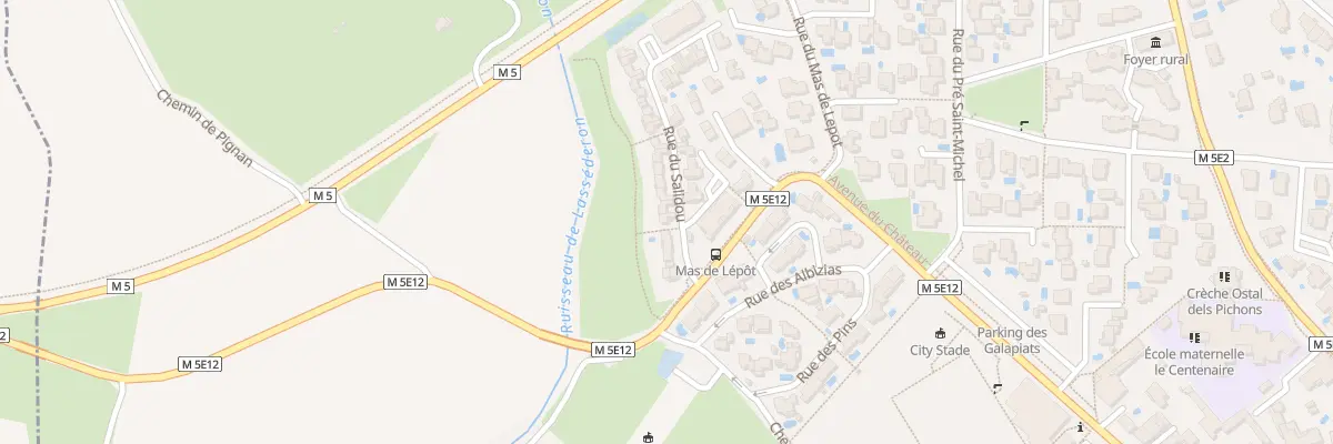 Plan du 9 Rue du Salidou à Lavérune