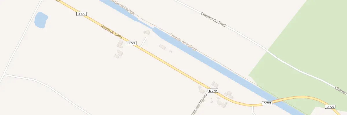 Plan du 28 Rte de Diou à Pierrefitte-sur-Loire