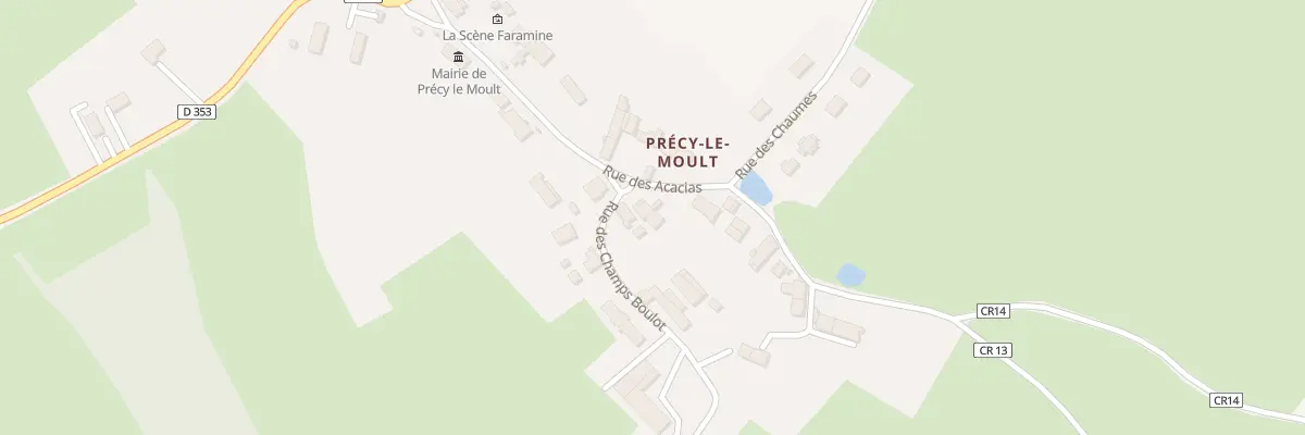 Plan du 12 Rue des Acacias à Pierre-Perthuis