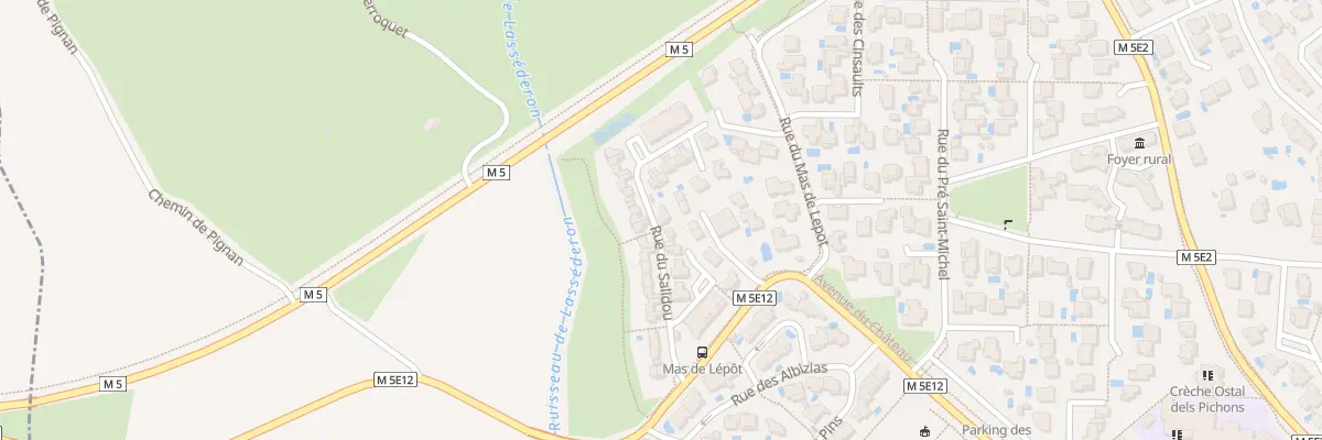 Plan du 10 Rue du Salidou à Lavérune