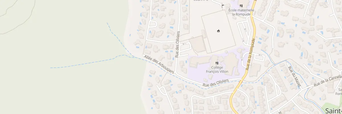 Plan du 502 Rue des Oliviers à Saint-Gély-du-Fesc
