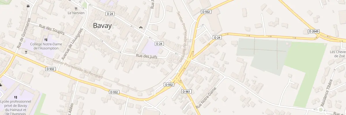 Plan du 46 Rue Pierre Mathieu à Bavay