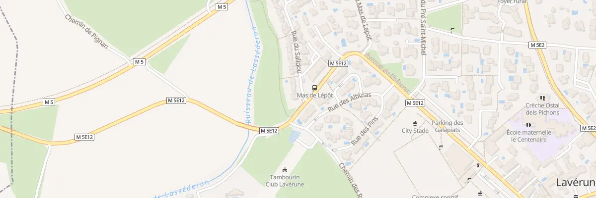 Plan du 1 Rue du Salidou à Lavérune