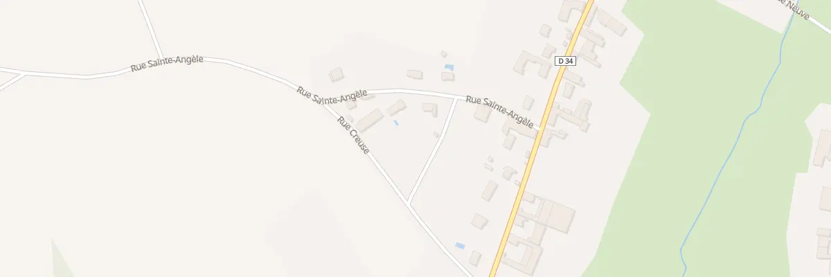 Plan du 11 Rue Ste Angele à Beugnon