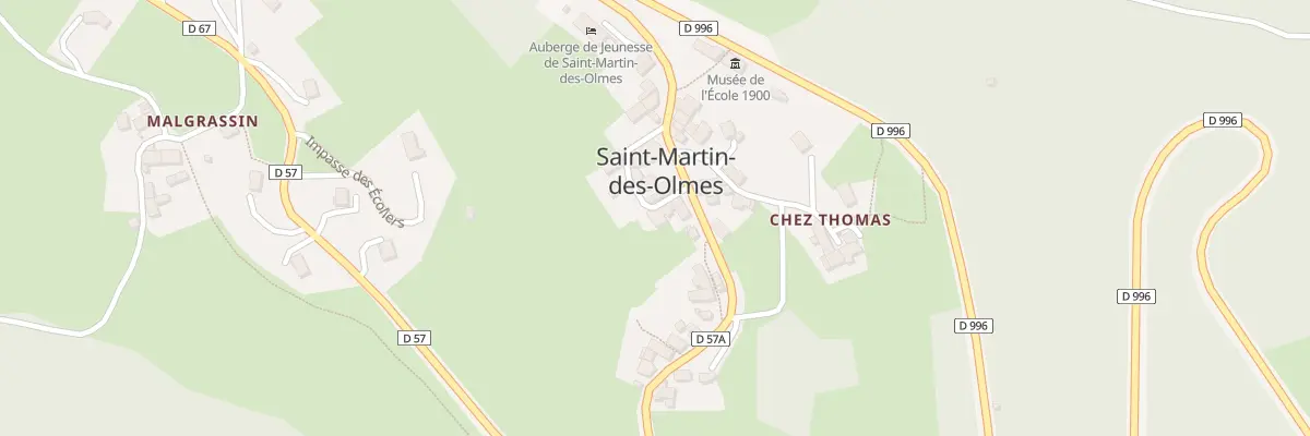 Plan du 5119 Le Bourg à Saint-Martin-des-Olmes