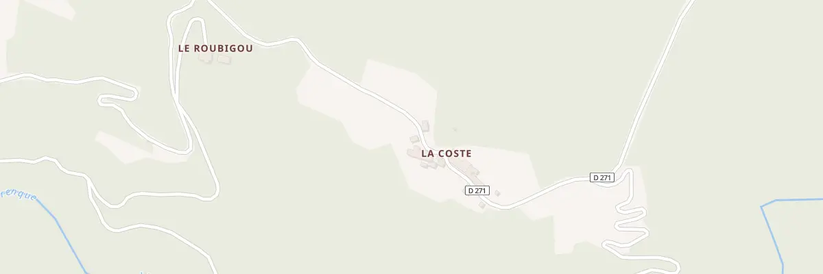 Plan du 5074 Hameau de la Coste à Soudorgues