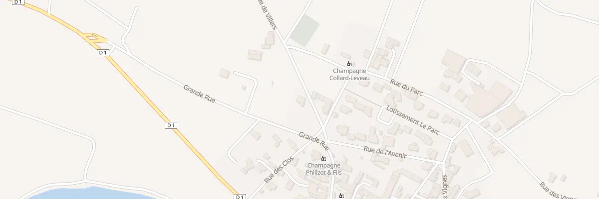Plan du 1 Rue de Villers à Cœur-de-la-Vallée