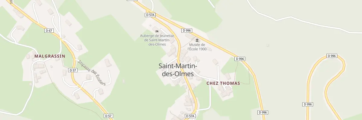 Plan du 5131 Le Bourg à Saint-Martin-des-Olmes