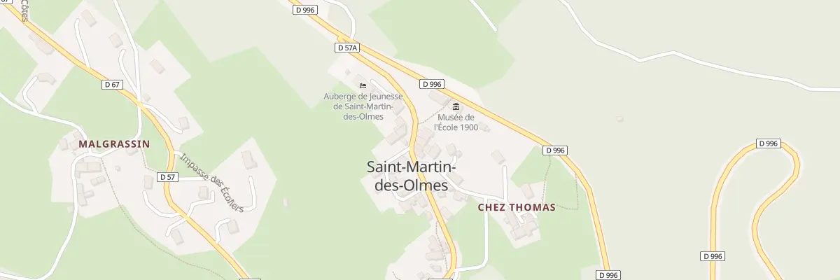Plan du 5204 Le Bourg à Saint-Martin-des-Olmes