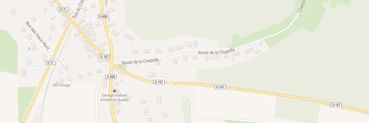 Plan du 6 Rte de la Chapelle à Sermizelles