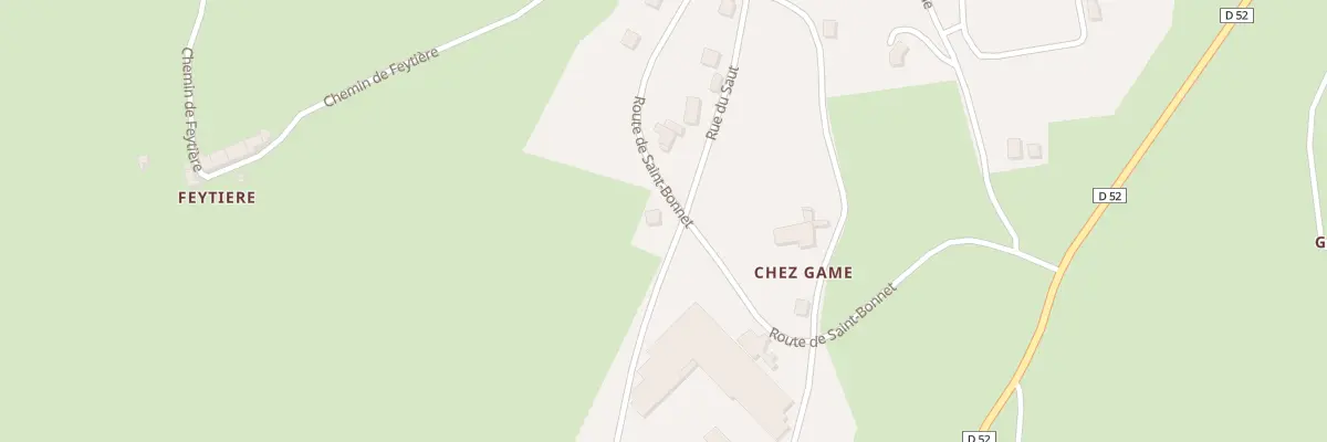 Plan du 12 Rte de Saint Bonnet à Saint-Martin-d’Estréaux