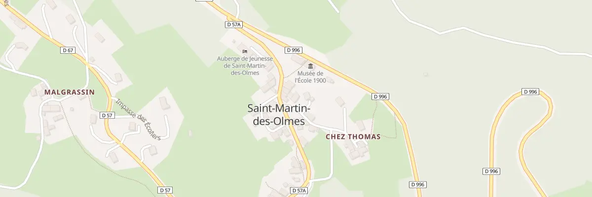 Plan du 5134 Le Bourg à Saint-Martin-des-Olmes
