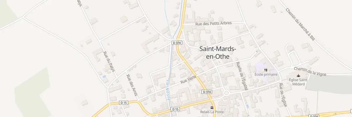 Plan du 11 Rue Charles Petit à Saint-Mards-en-Othe
