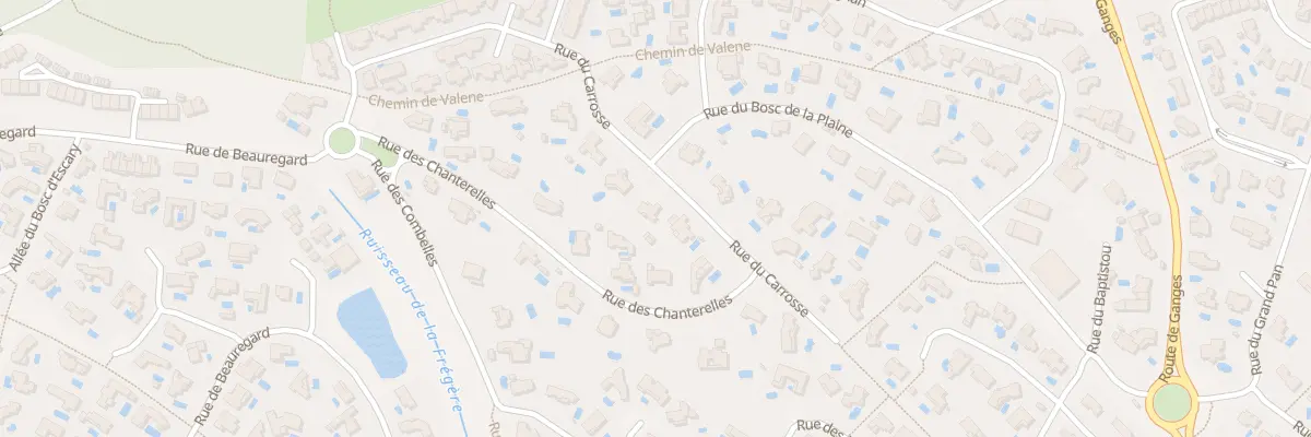 Plan du 545 Che du Carrosse à Saint-Gély-du-Fesc