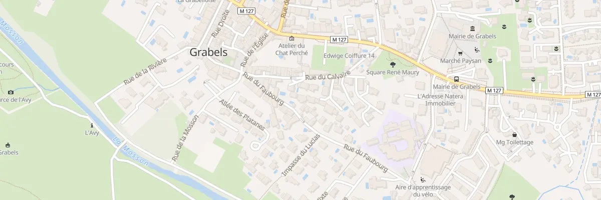 Plan du 1B Rue du Faubourg à Grabels