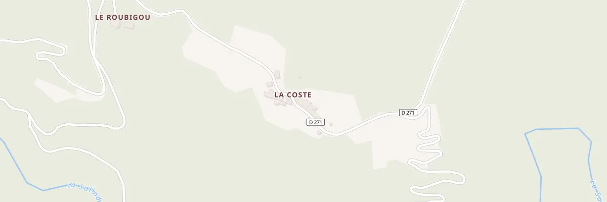 Plan du 5076 Hameau de la Coste à Soudorgues