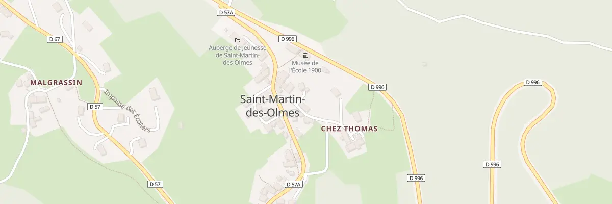 Plan du 5120 Le Bourg à Saint-Martin-des-Olmes