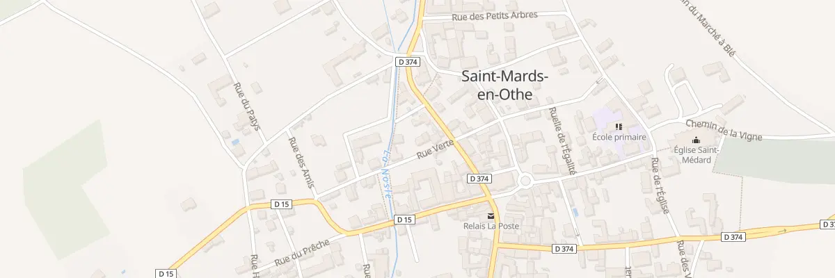 Plan du 9 Rue Verte à Saint-Mards-en-Othe