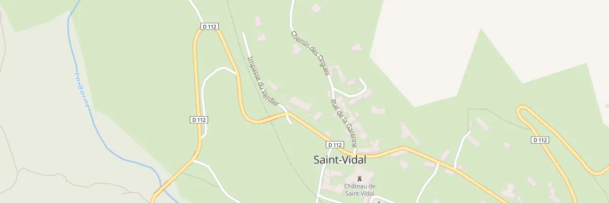 Plan du 5024 Le Verdier à Saint-Vidal