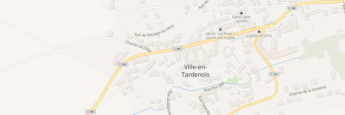 Plan du 1 Rue de Geronde à Ville-en-Tardenois