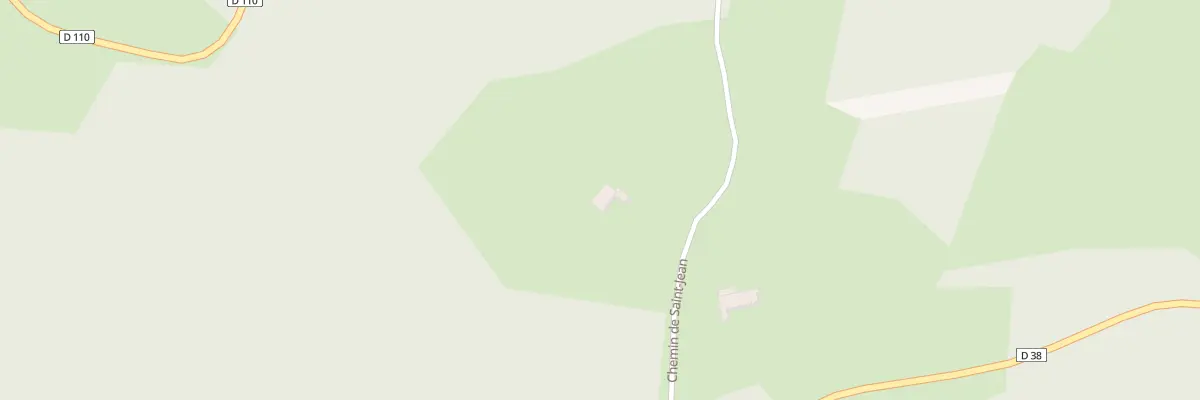 Plan du 1 Che de St Jean à Saint-Jean-la-Vêtre