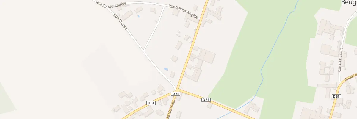 Plan du 36 Gr Grande Rue à Beugnon