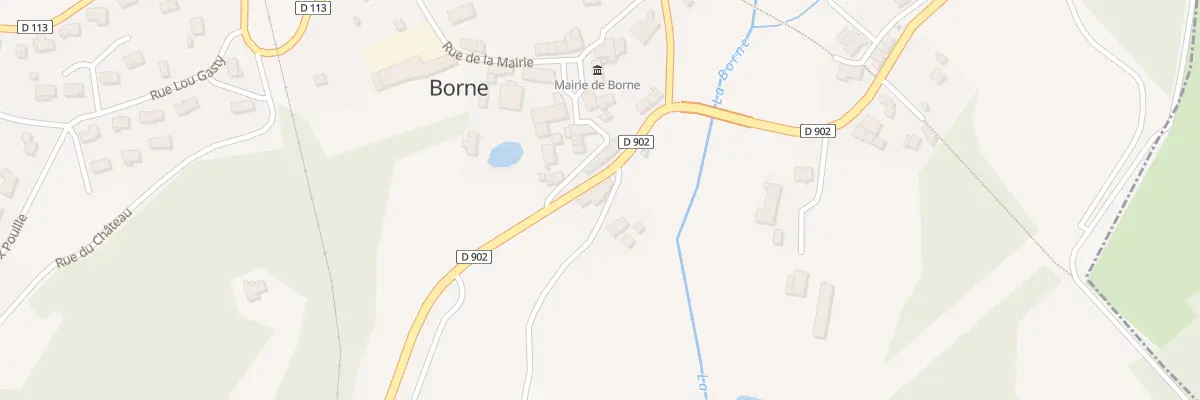 Plan du 17 Rte Nationale 102 à Borne