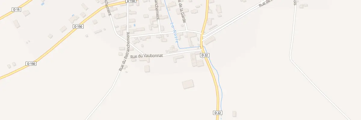 Plan du 1 Rue du Vaubonnat à Saint-Mards-en-Othe