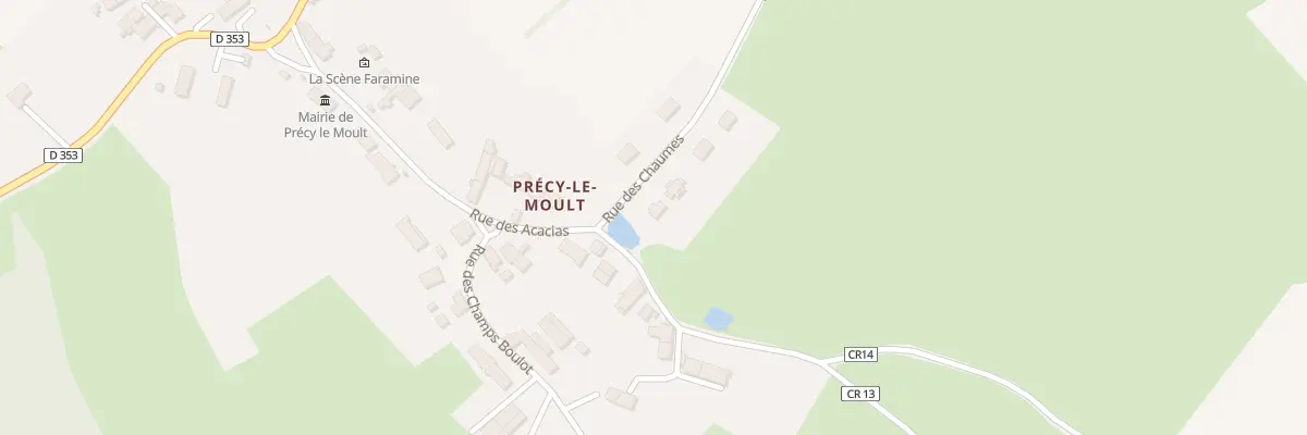 Plan du 2 Rue des Chaumes à Pierre-Perthuis
