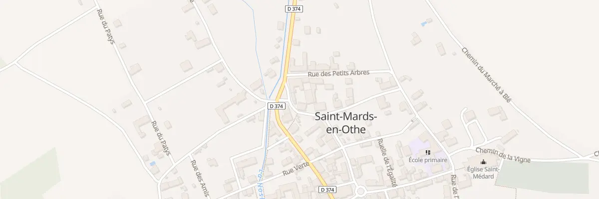 Plan du 10 Rue de la Foire aux Chevaux à Saint-Mards-en-Othe