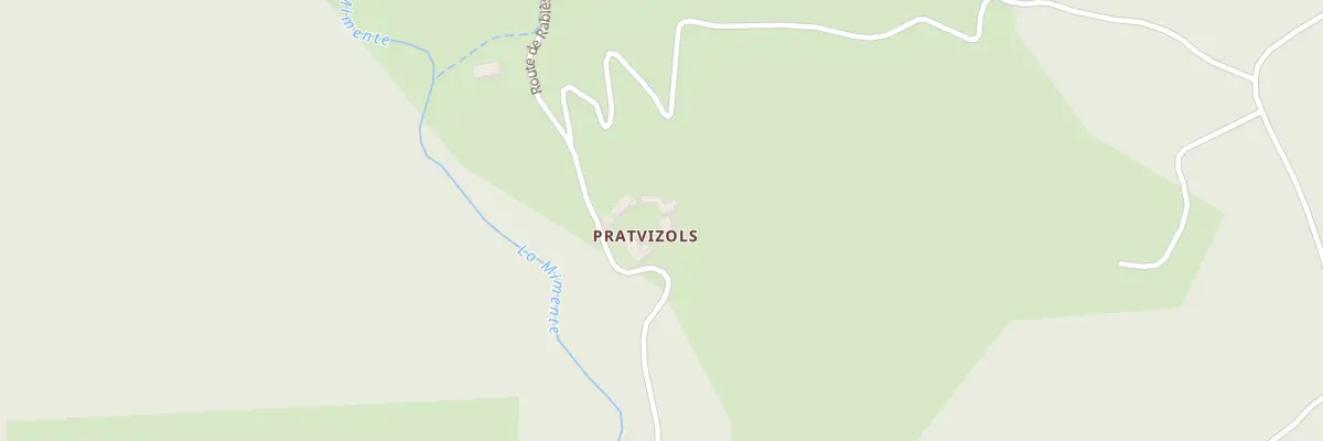 Plan du 5003 Prat Vizols à Saint-Privat-de-Vallongue