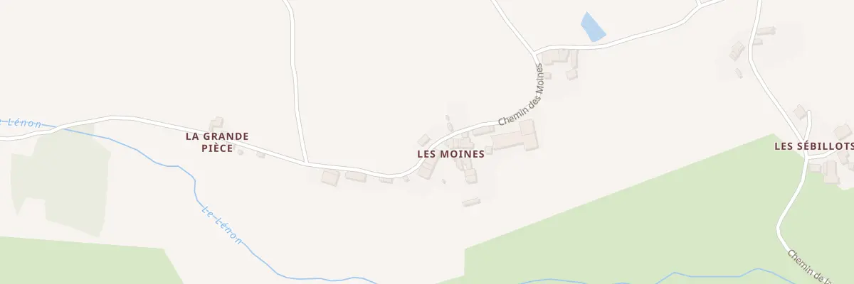 Plan du 4 Che des Moines à Lenax