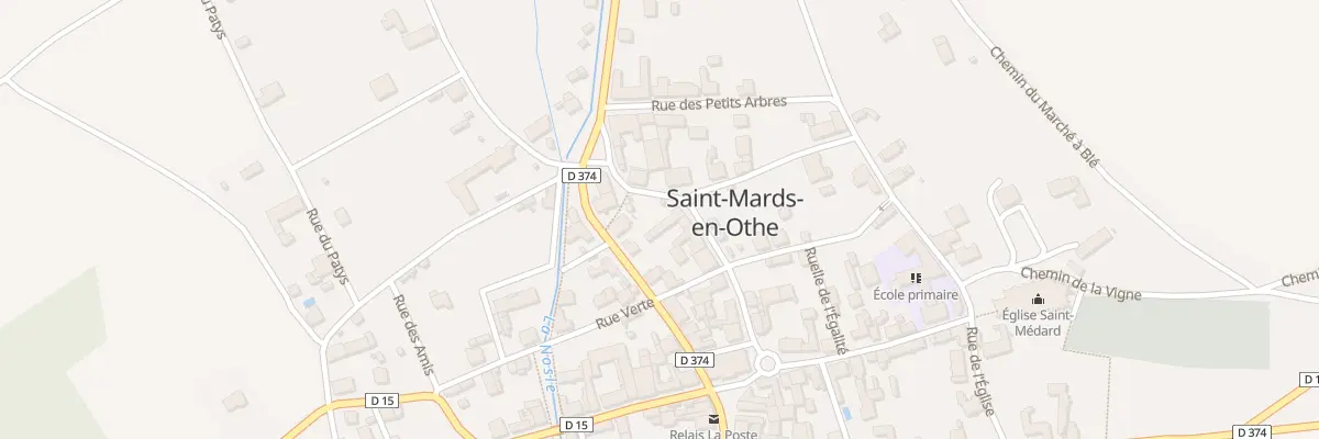 Plan du 15 Rue de la Foire aux Chevaux à Saint-Mards-en-Othe