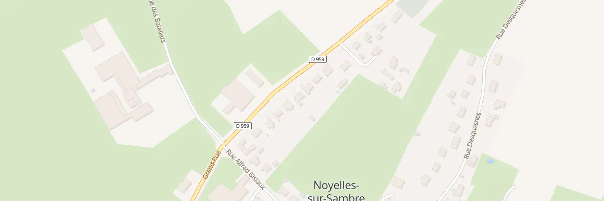 Plan du 74 Gr Grand Rue à Noyelles-sur-Sambre