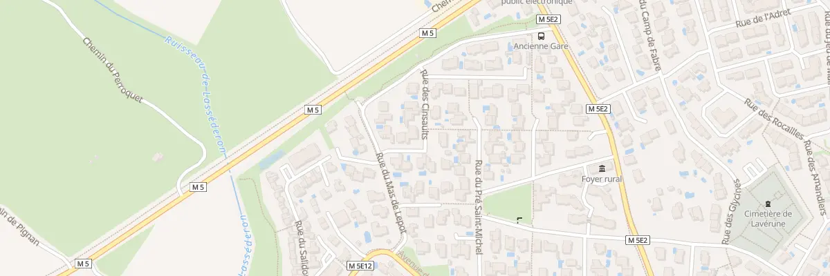 Plan du 5 Rue du Pointu à Lavérune