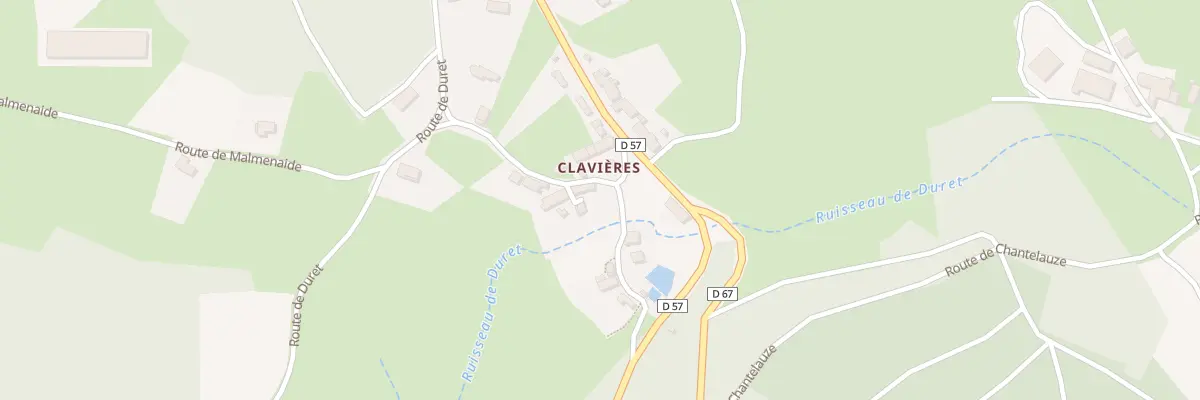 Plan du 5154 Clavieres à Saint-Martin-des-Olmes
