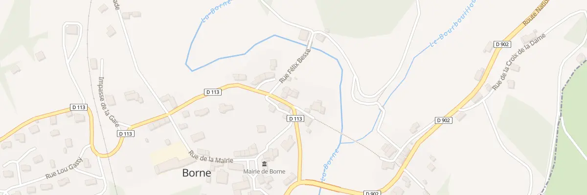 Plan du 8 Rue La Strada à Borne