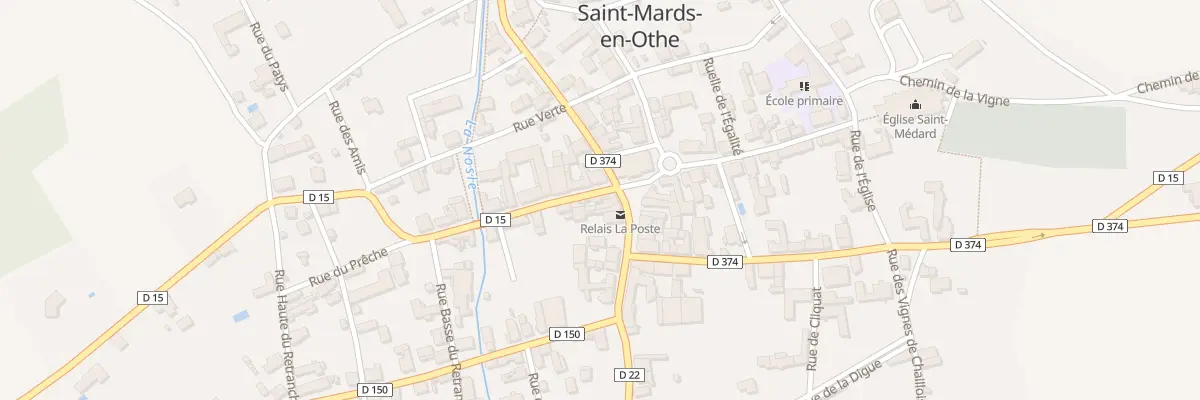 Plan du 1 Rue du Professeur d’Hérelle à Saint-Mards-en-Othe
