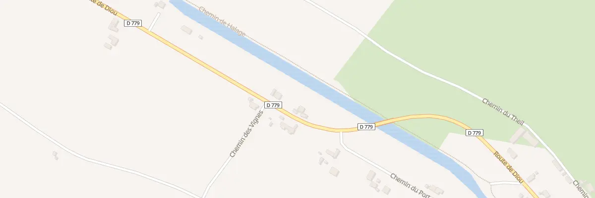 Plan du 22 Rte de Diou à Pierrefitte-sur-Loire