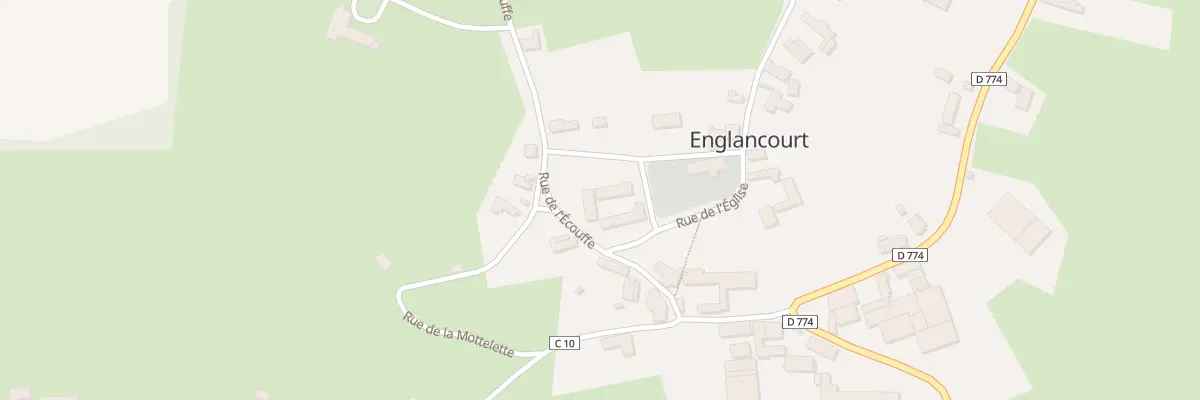 Plan du 2 Rue de l’Eglise à Englancourt