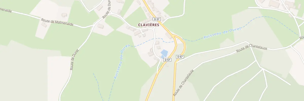 Plan du 5208 Clavieres à Saint-Martin-des-Olmes
